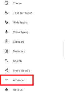 Clear Gboard history