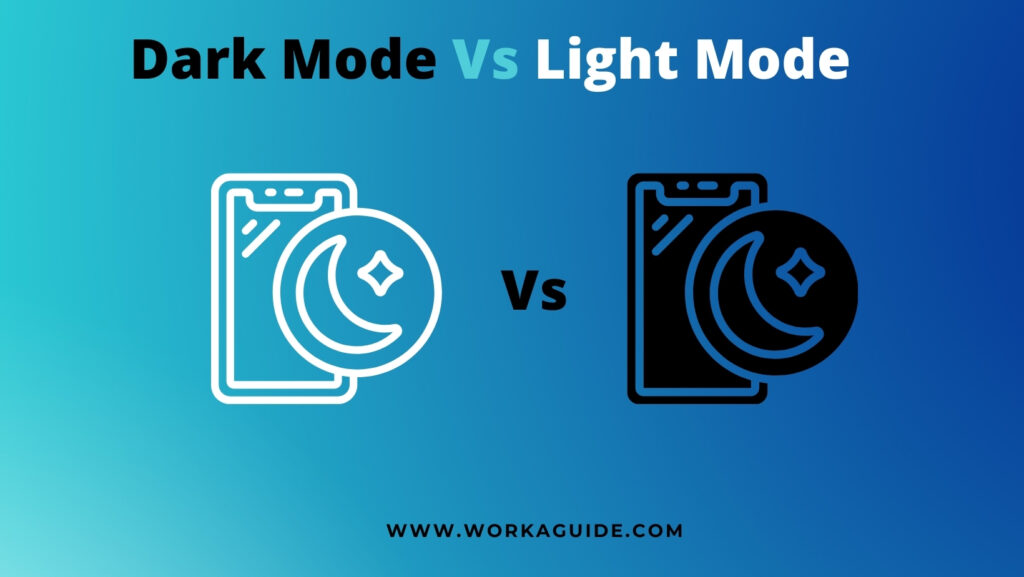 dark mode v light mode