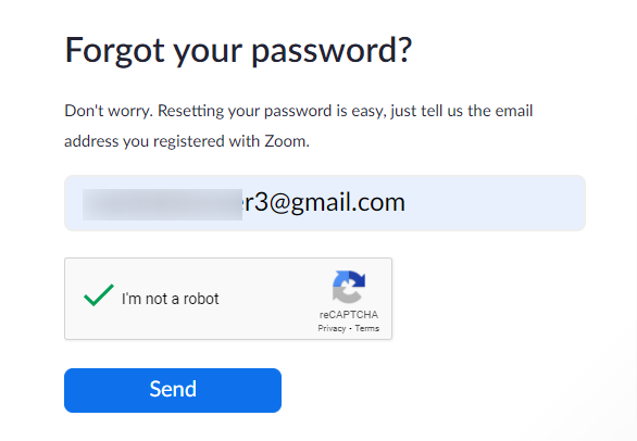 unlock a zoom account