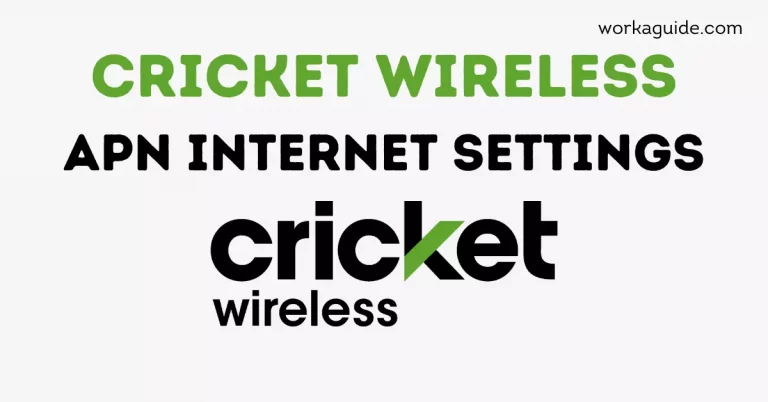 Cricket Wireless APN Internet Settings [2023]