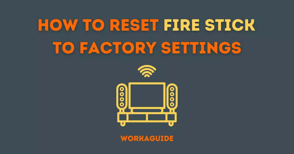 reset fire stick to factory settings