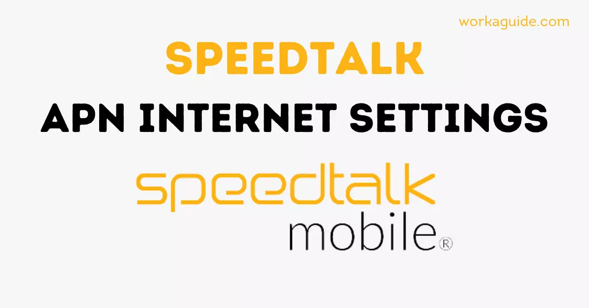 SpeedTalk Mobile APN Settings