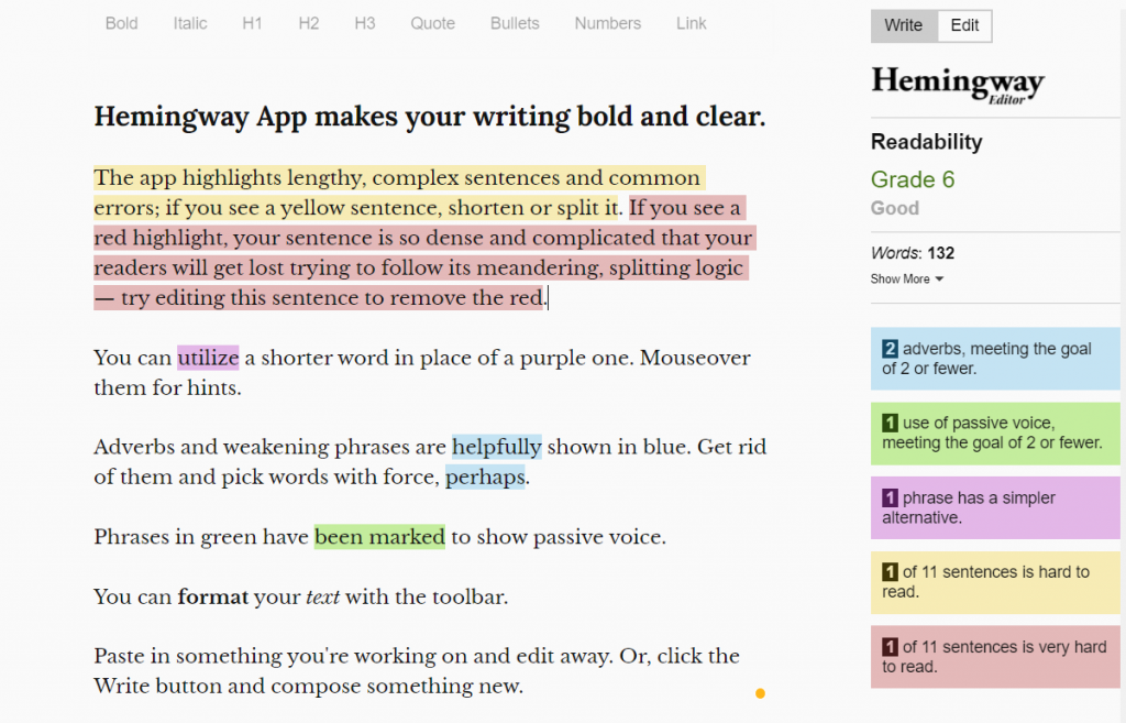 content writing tools