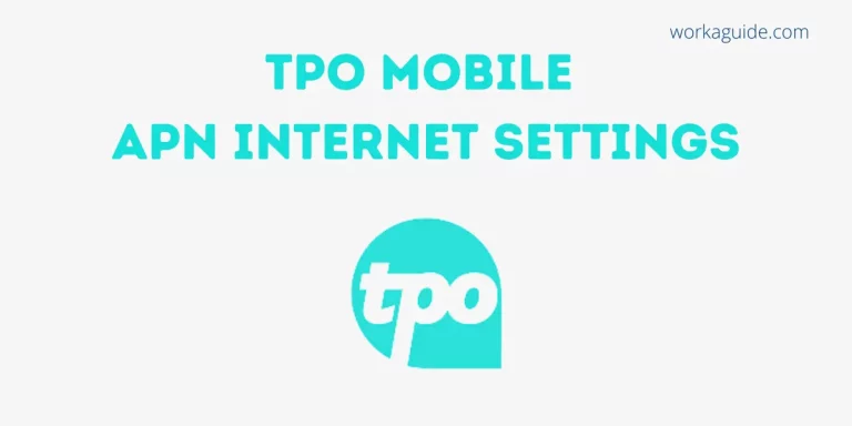 TPO Mobile APN Internet Settings