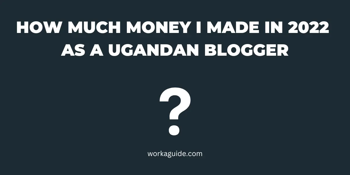 how much money i made in 2022 as a blogger