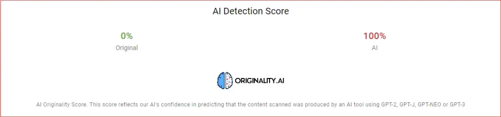 OriginalityAI review content scan