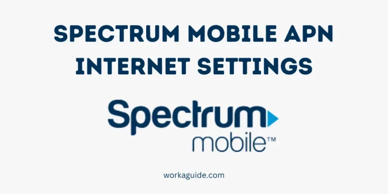 spectrum mobile apn internet settings